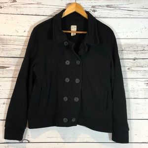 Ruff Hewn Size XL Black Fleece Jacket